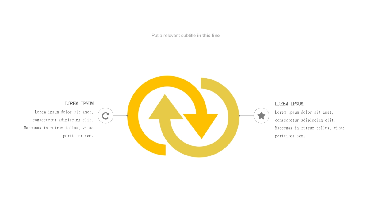 关联关系图表（黄色 30P PPT）_第3页