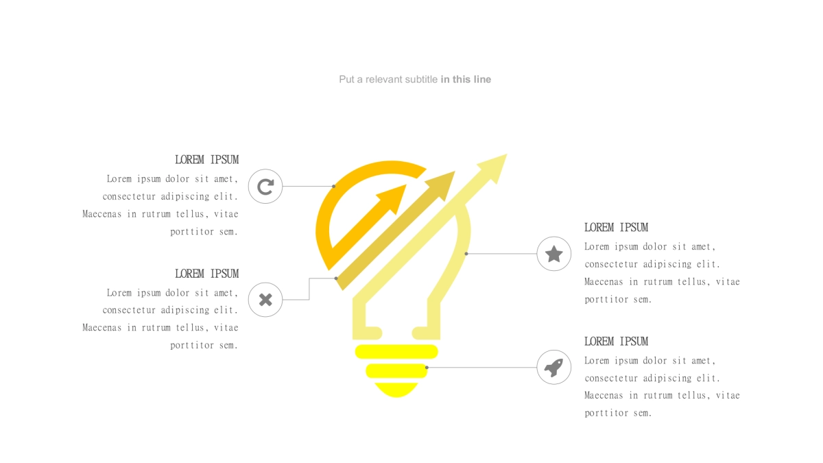 关联关系图表（黄色 30P PPT）_第7页