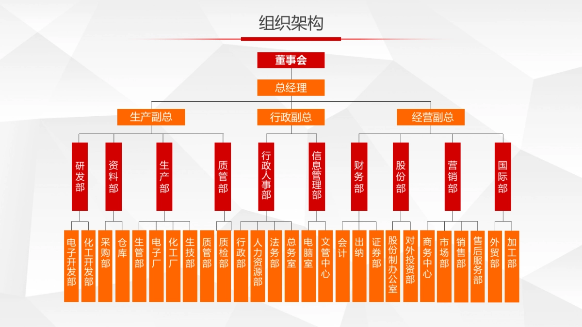 简约多彩公司企业组织架构PPT模板_第3页