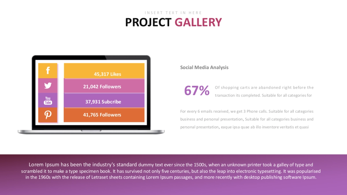 可视化商务图表（紫色 30P PPT）_第10页