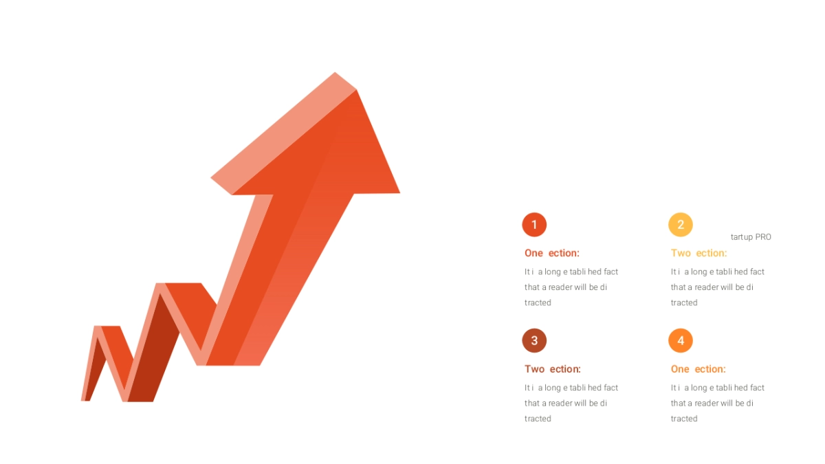 雷达图（红橙色箭头 30P PPT）_第9页