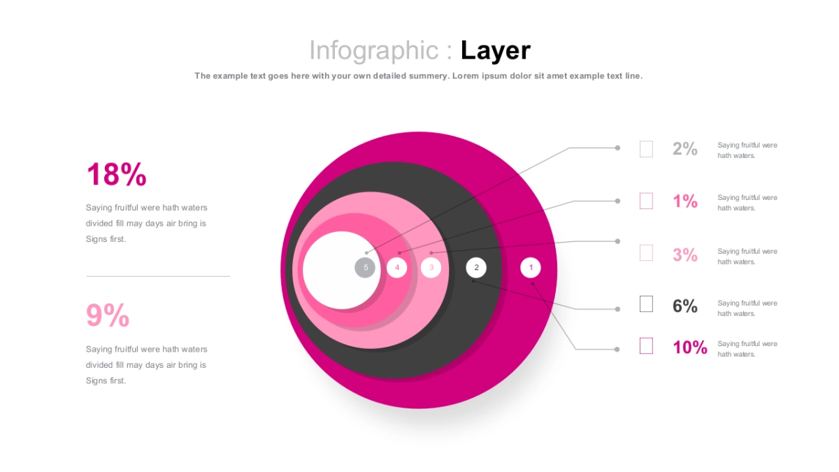 立体商务图（玫红色 30P PPT）_第5页