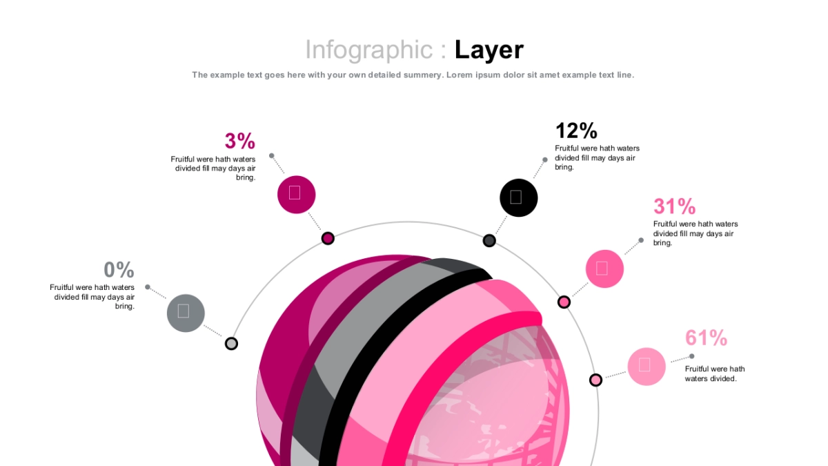 立体商务图（玫红色 30P PPT）_第6页