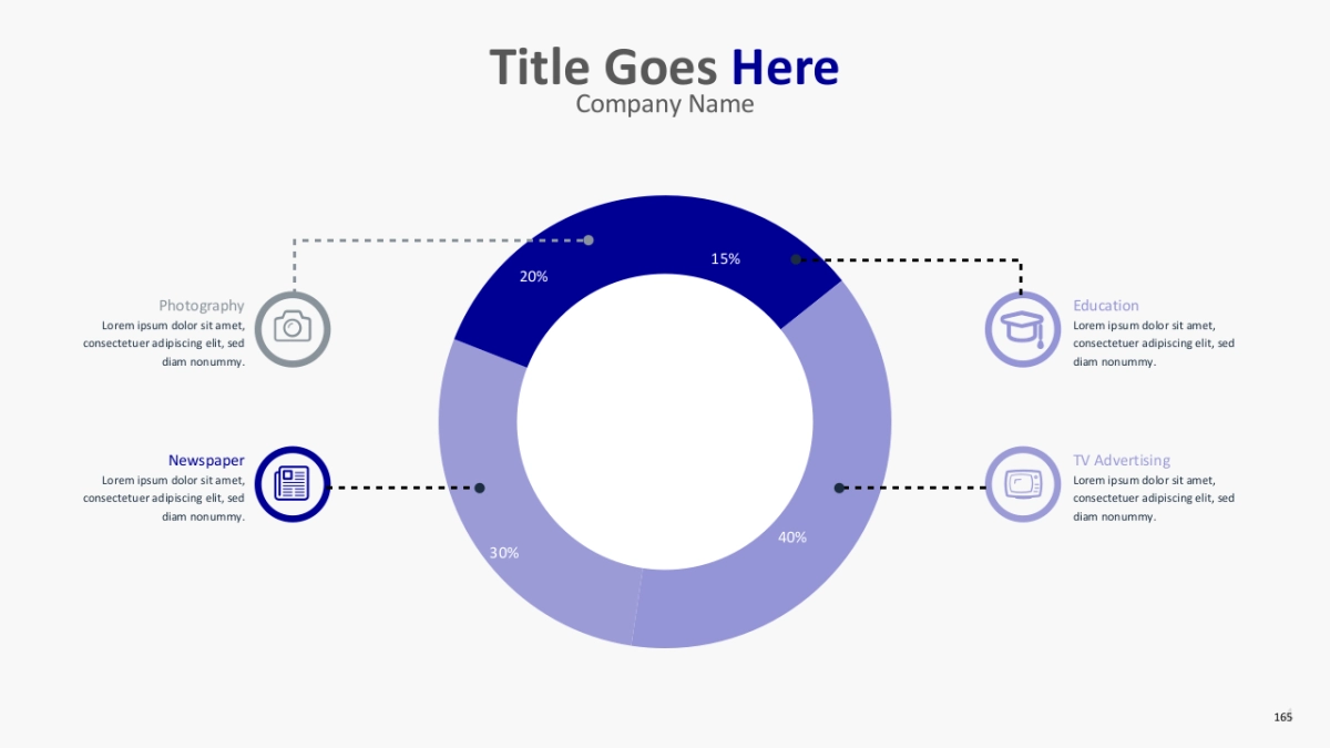 流程图（蓝色 30P PPT）_第4页