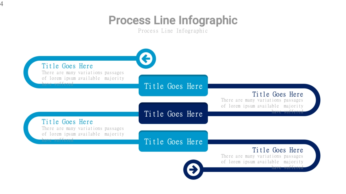 流程图（蓝色扁平化 30P PPT）_第4页