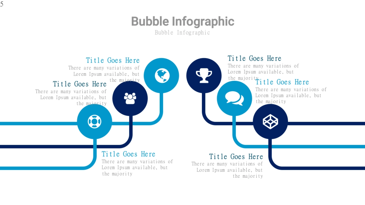 流程图（蓝色扁平化 30P PPT）_第5页