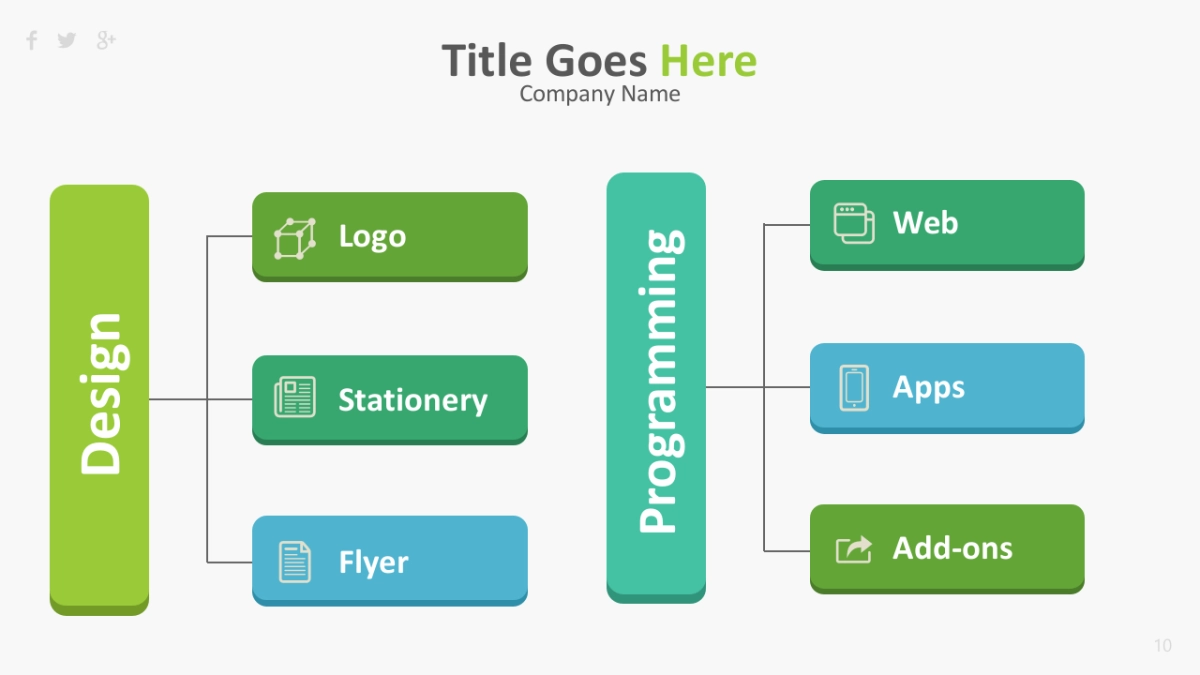 流程图（绿色2 30P PPT）_第10页