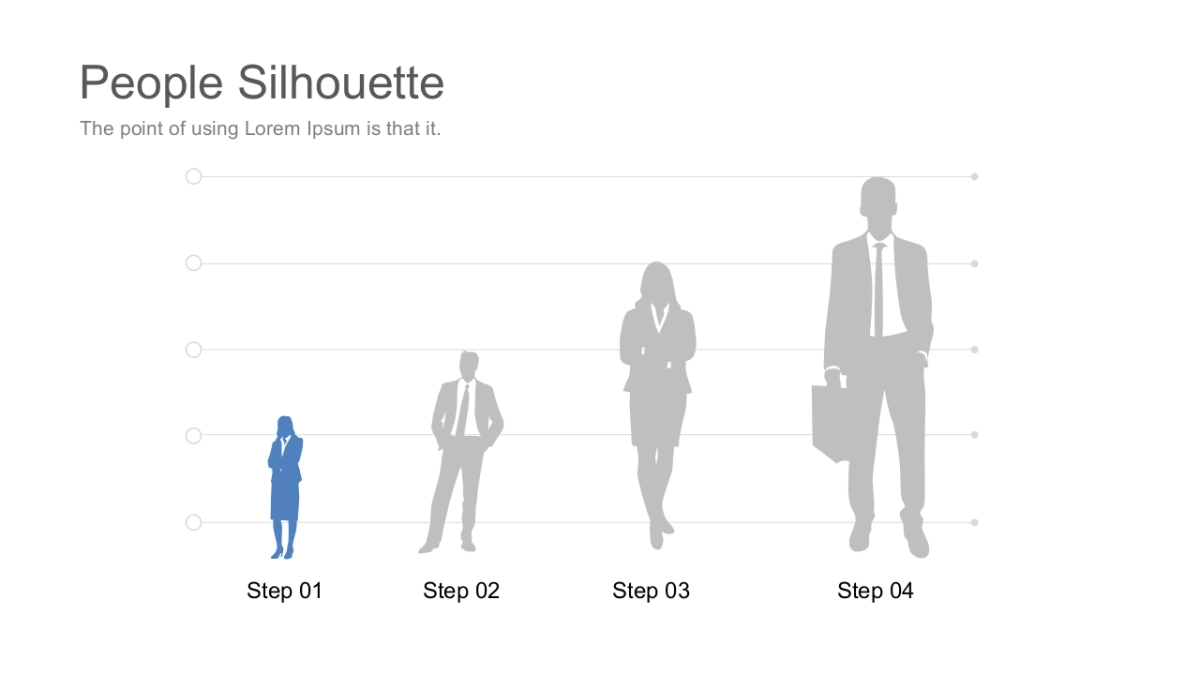 人物图（蓝色扁平 30P PPT）_第8页
