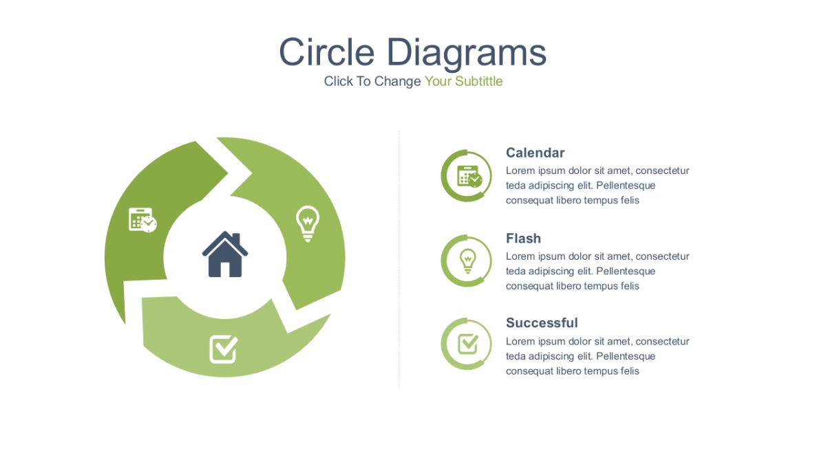 三项关系图（绿色 30P PPT）_第2页