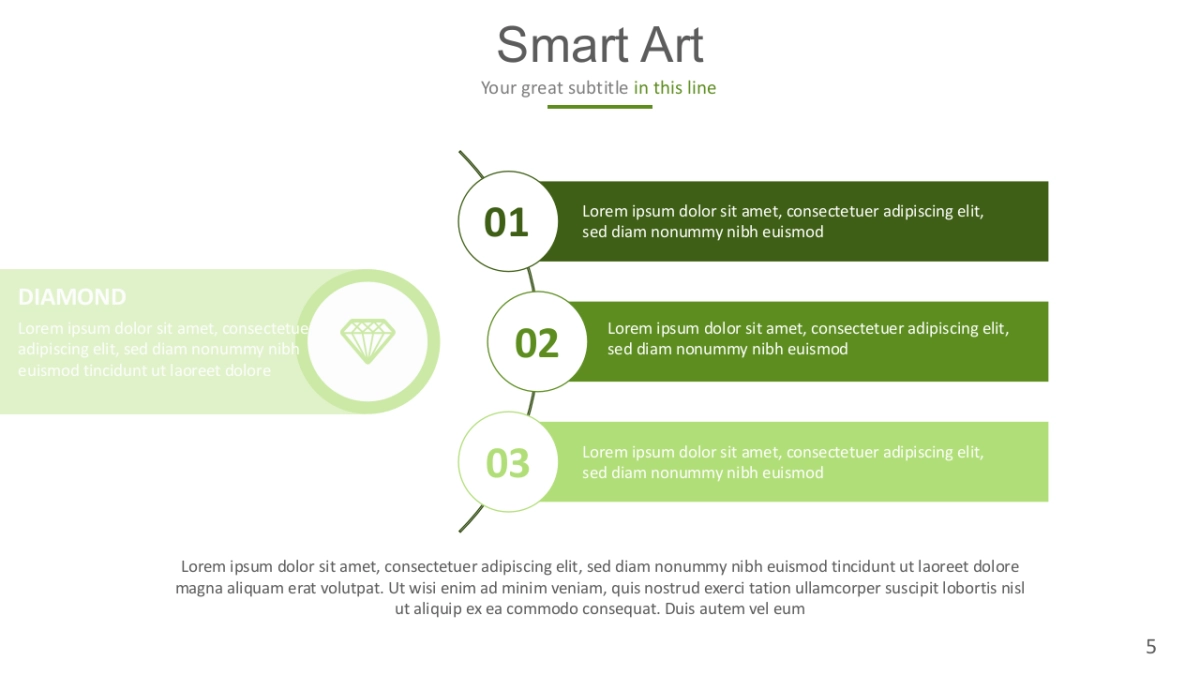 三项关系图（绿色 30P PPT）_第5页