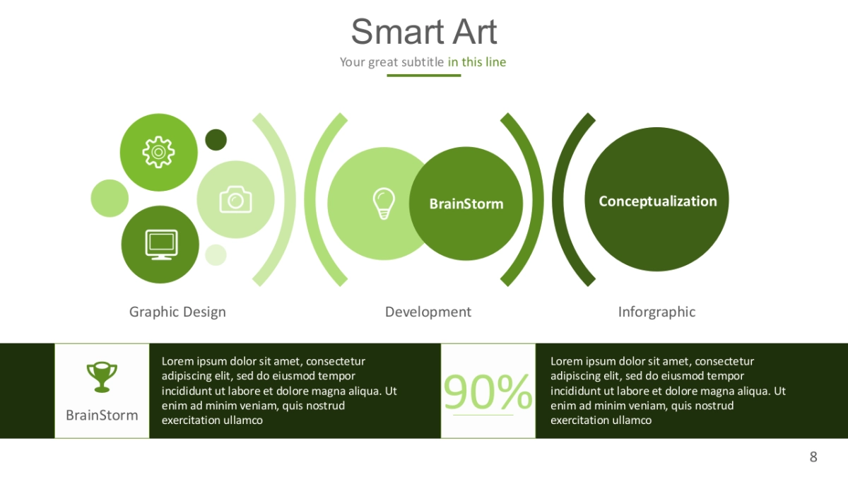 三项关系图（绿色 30P PPT）_第8页