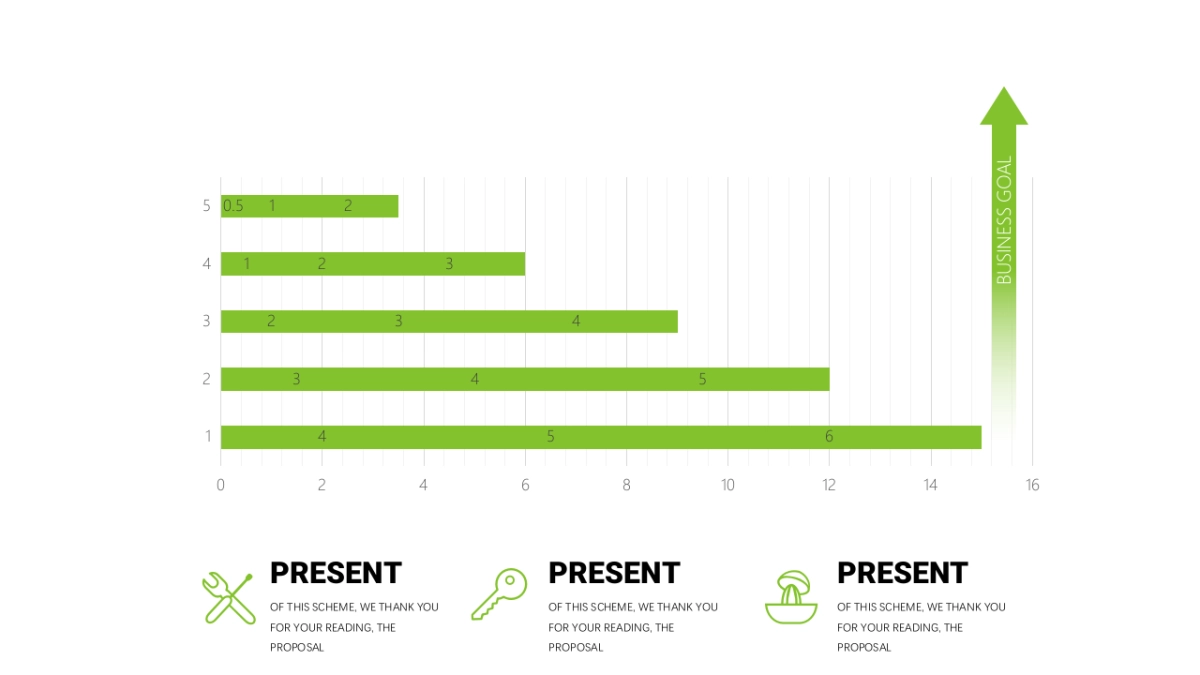商务品牌图表（阳光绿立体 30P PPT）_第10页