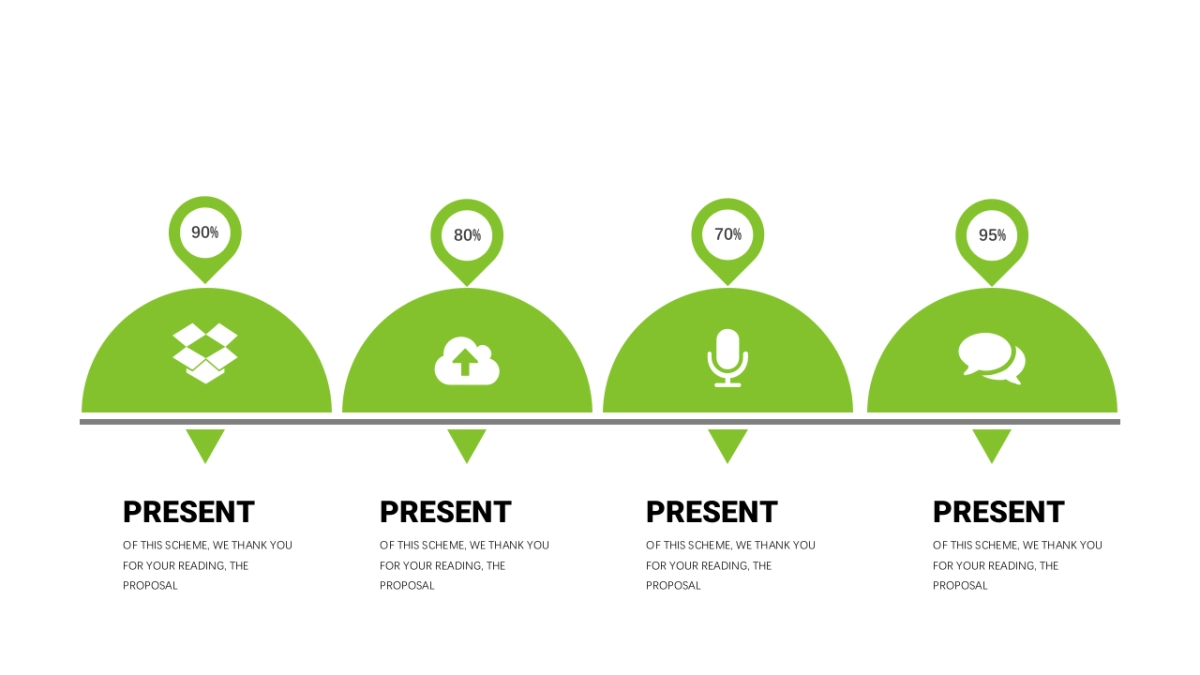商务品牌图表（阳光绿立体 30P PPT）_第3页