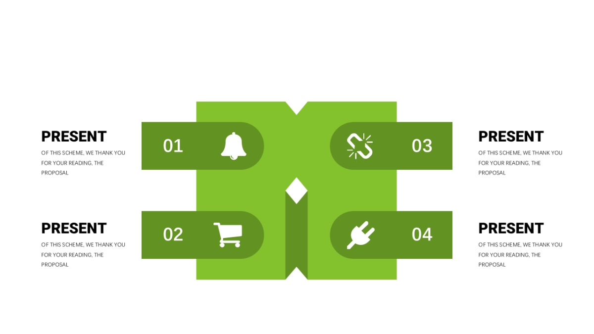 商务品牌图表（阳光绿立体 30P PPT）_第6页