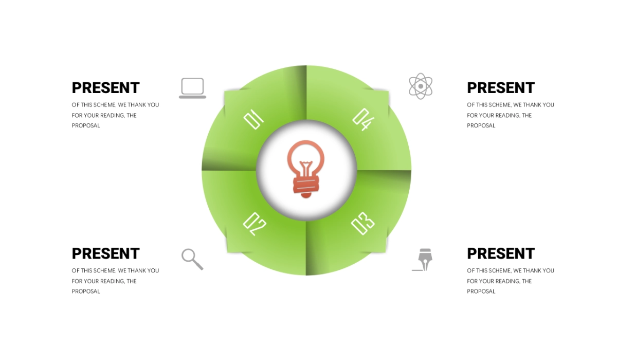 商务品牌图表（阳光绿立体 30P PPT）_第9页