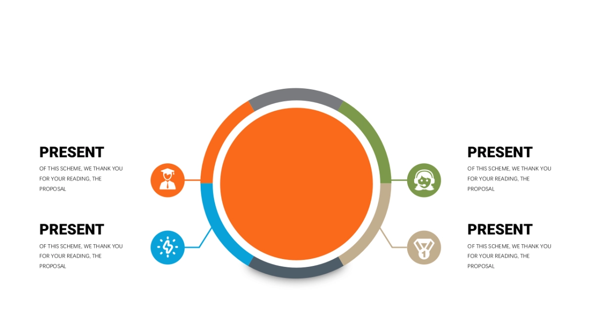 商务图表（橙色简约通用 30P PPT）_第10页