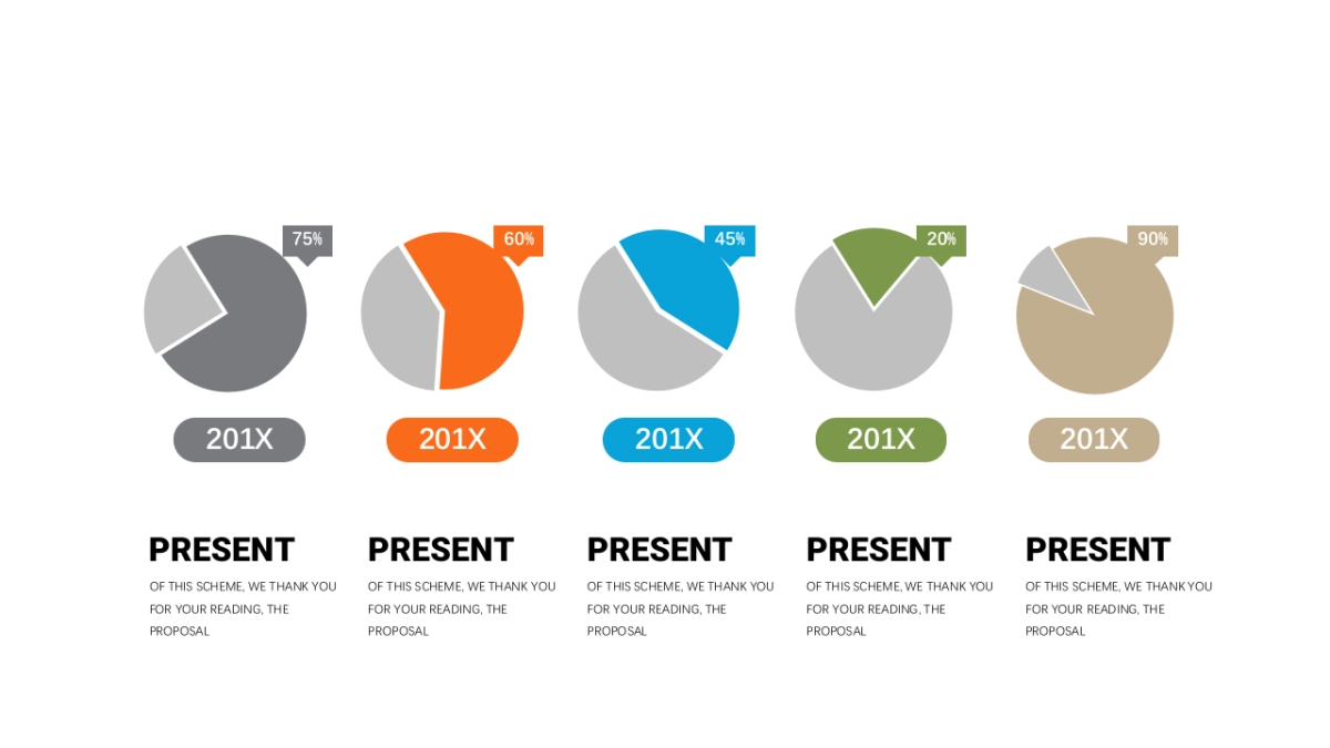 商务图表（橙色简约通用 30P PPT）_第2页