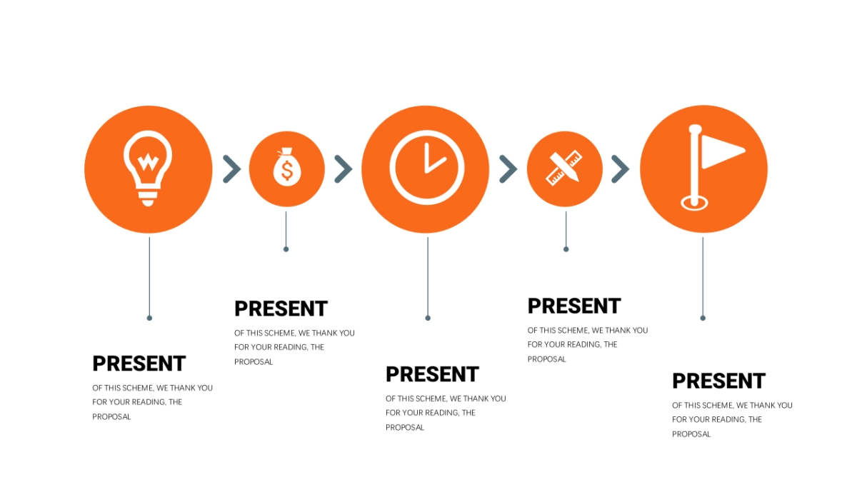 商务图表（橙色简约通用 30P PPT）_第5页