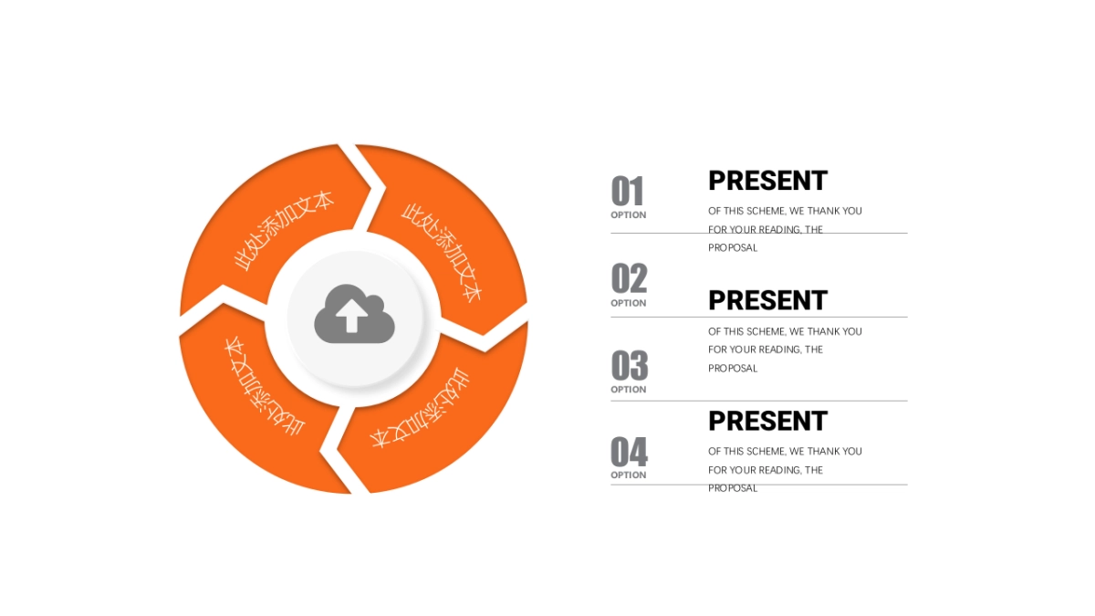 商务图表（橙色简约通用 30P PPT）_第7页