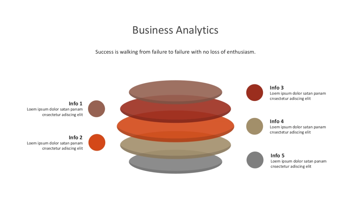 商务图表（红橙色 30P PPT）_第10页