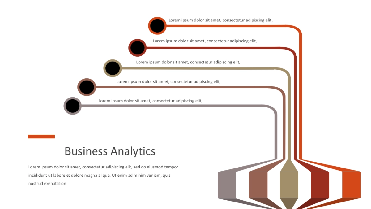 商务图表（红橙色 30P PPT）_第7页