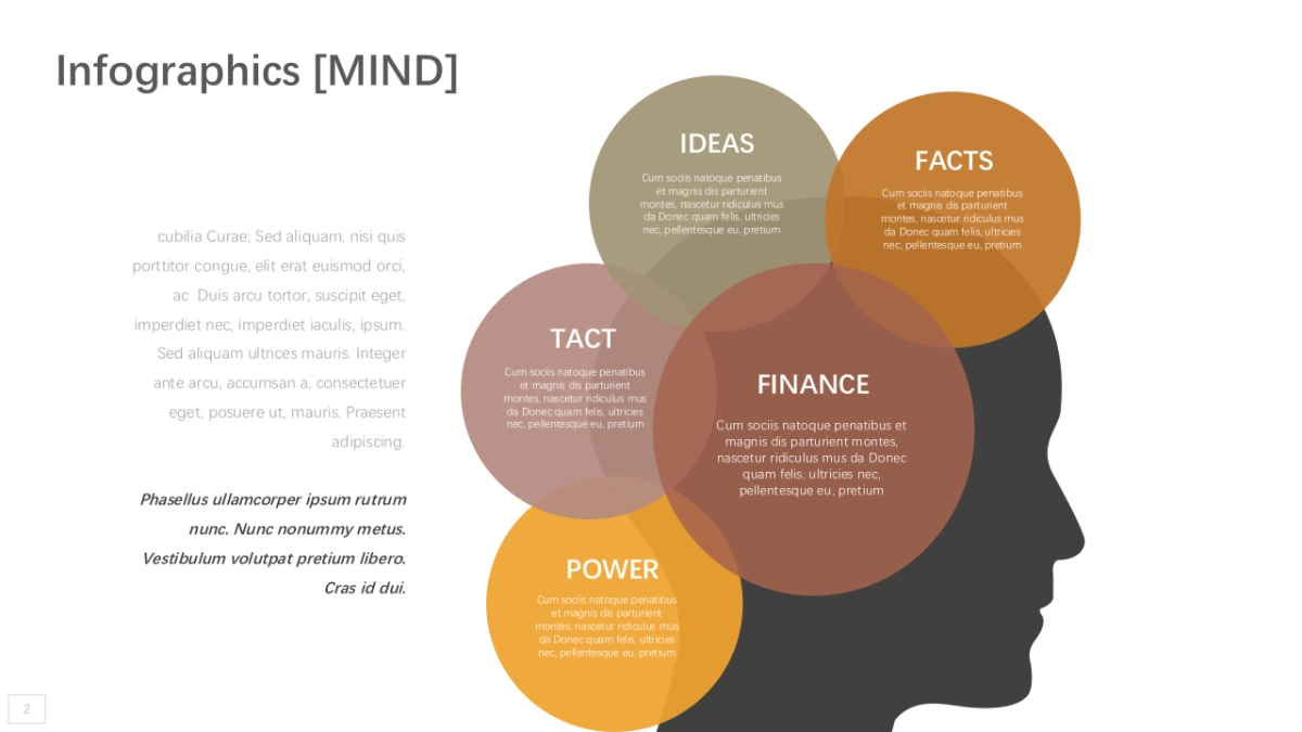 商务图表（黄橙色 30P PPT）_第2页
