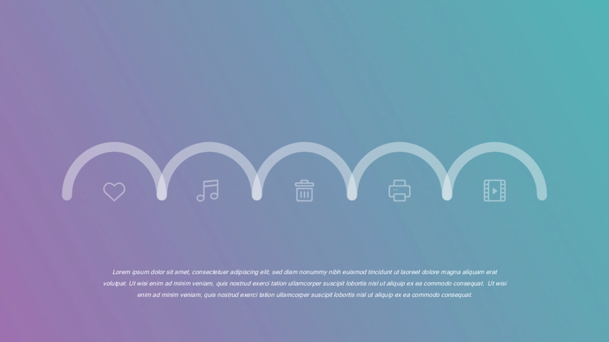 商务图表（渐变ISO设计 30P PPT）_第5页