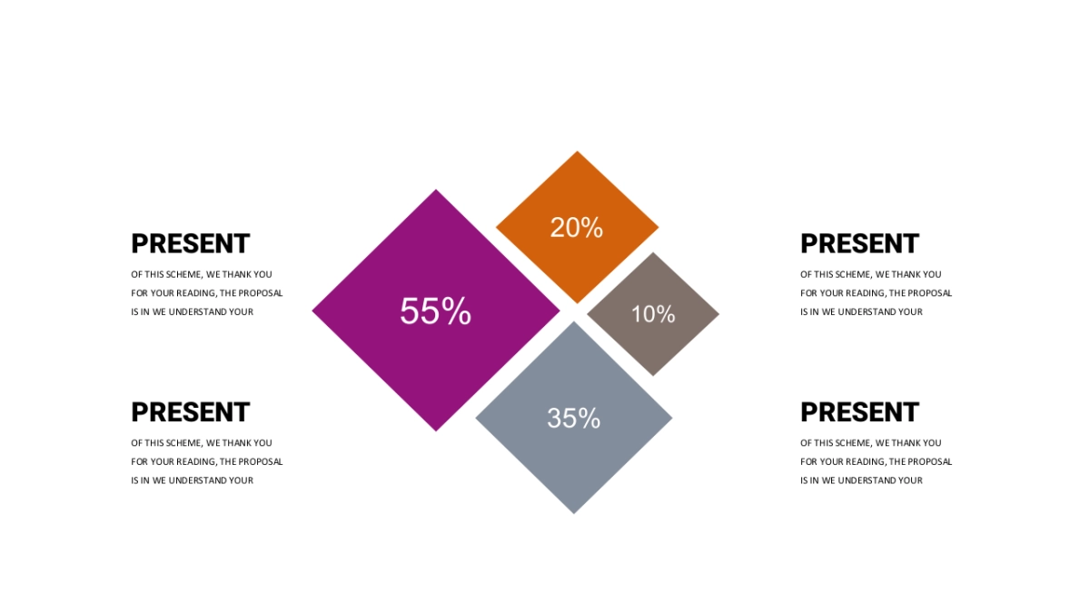商务图表（橘灰配色 30P PPT）_第10页