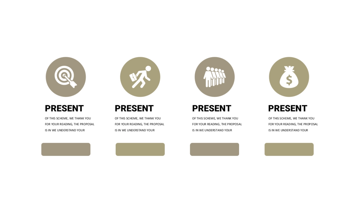 商务图表（卡其色系配色 30P PPT）_第7页