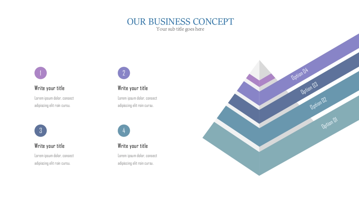 商务图表（蓝紫色系 30P PPT）_第10页
