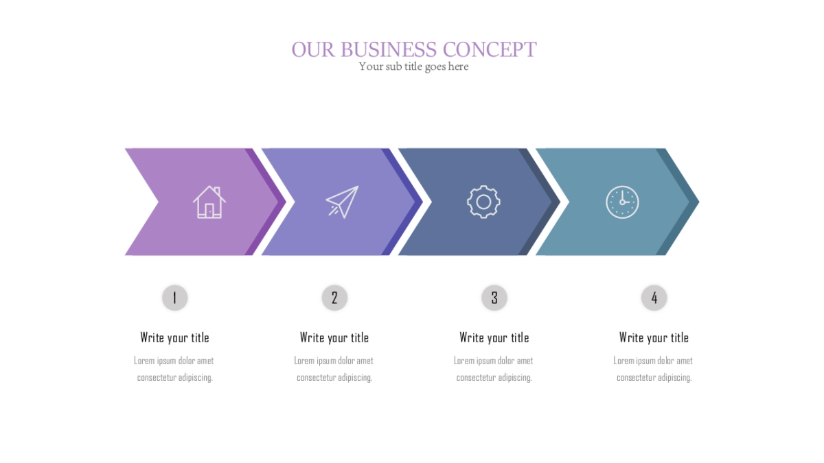 商务图表（蓝紫色系 30P PPT）_第3页