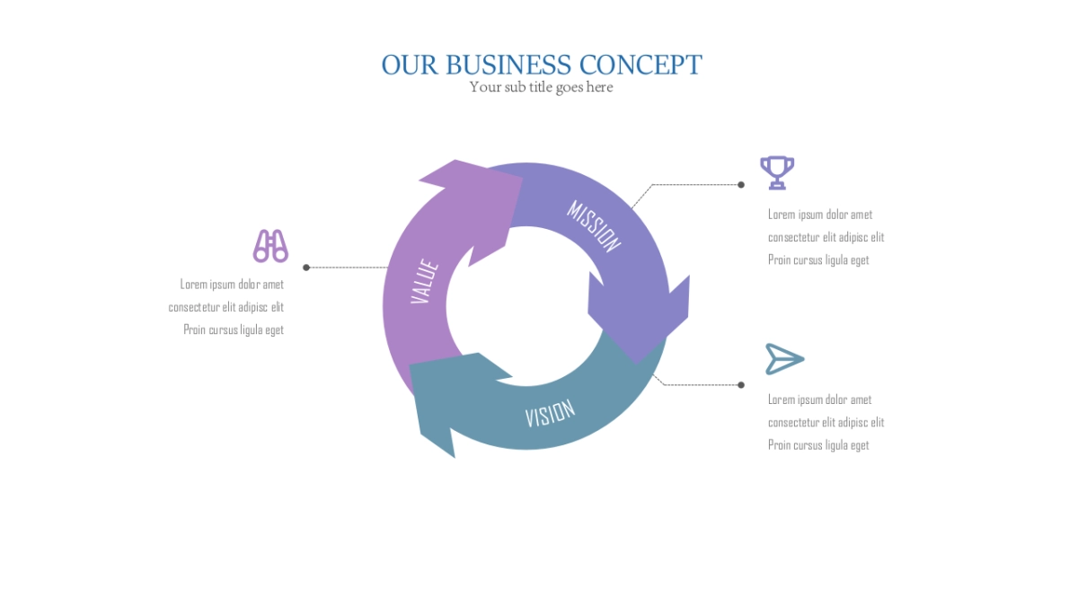 商务图表（蓝紫色系 30P PPT）_第5页