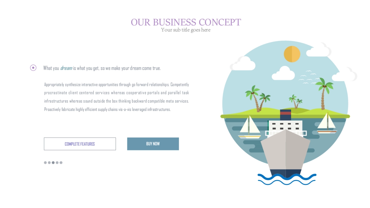 商务图表（蓝紫色系 30P PPT）_第8页