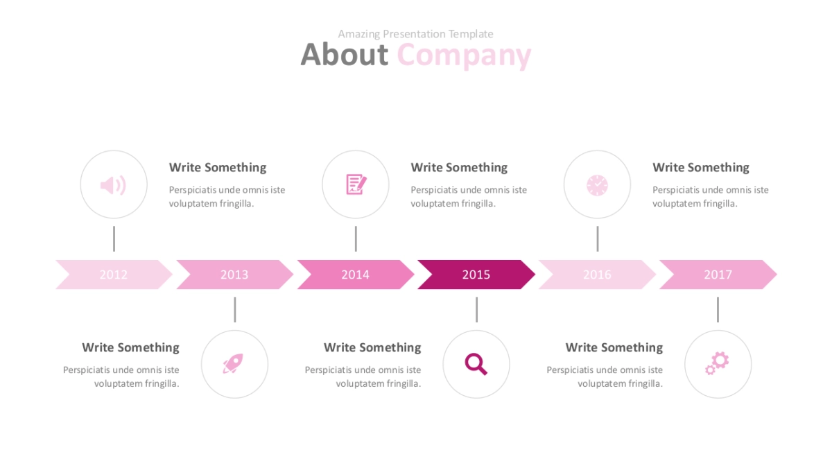 商务图表(玫红色系 30P PPT)_第10页