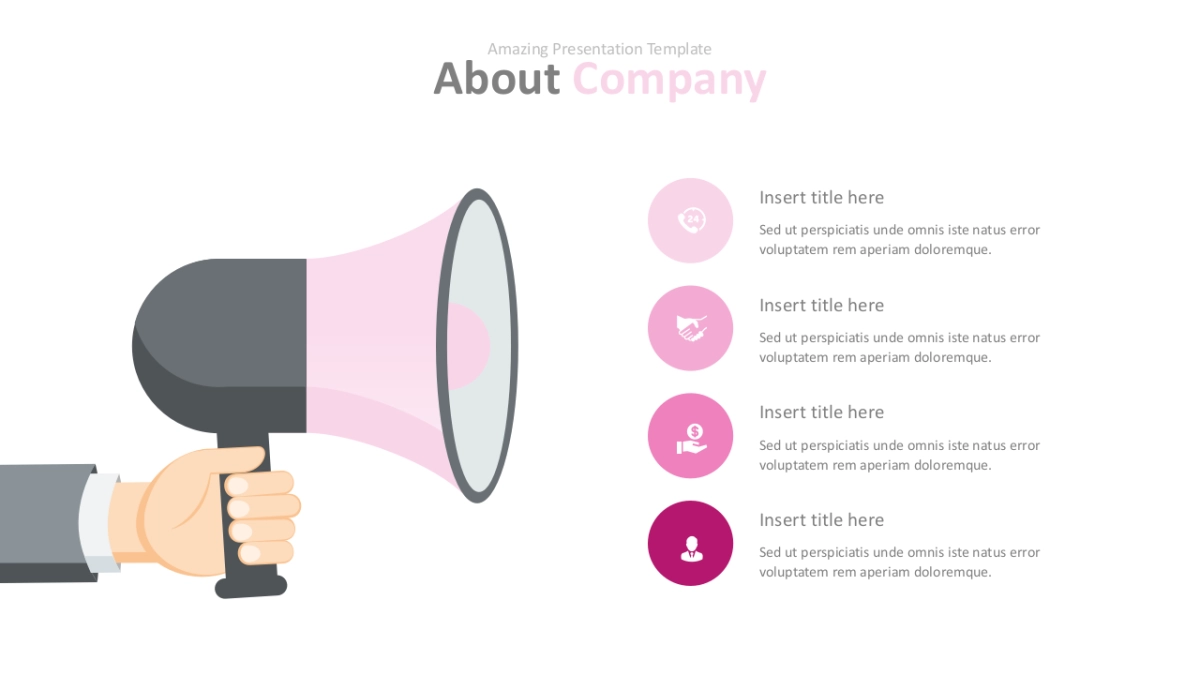 商务图表(玫红色系 30P PPT)_第3页