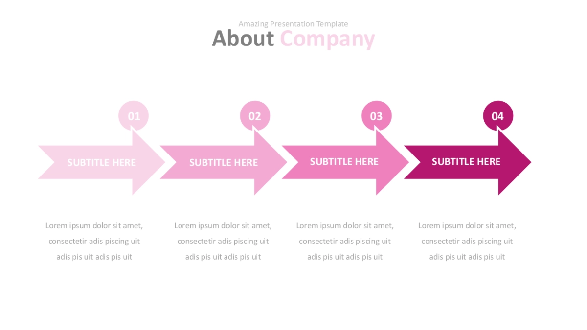 商务图表(玫红色系 30P PPT)_第8页