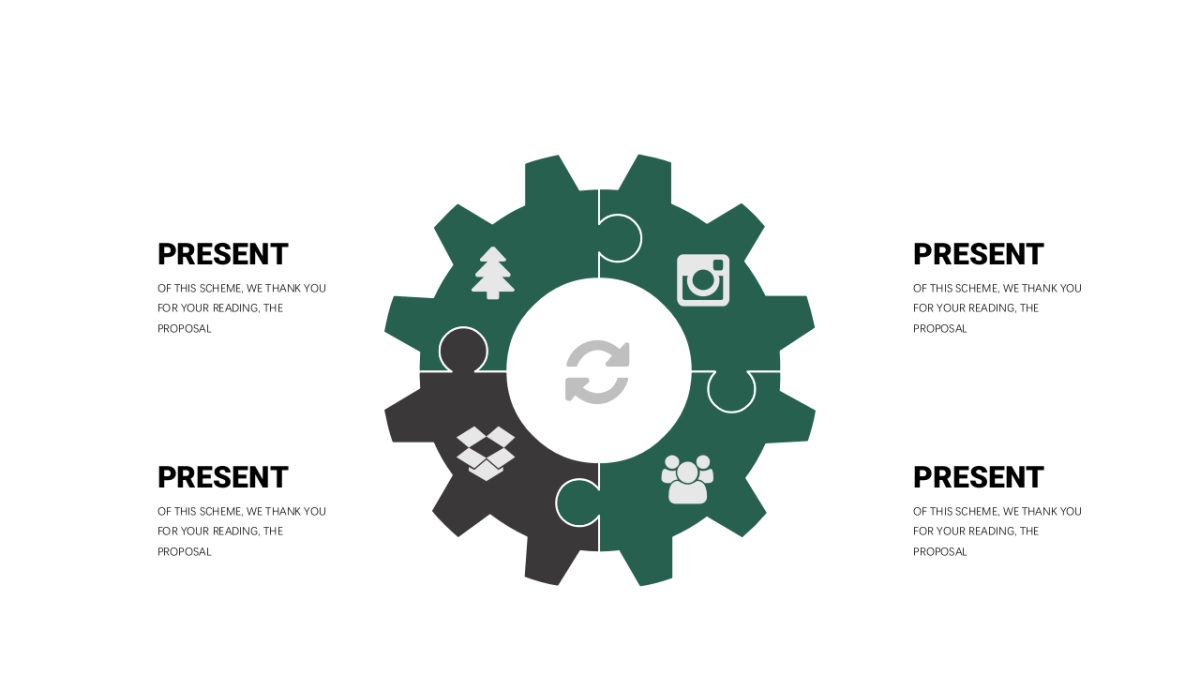 商务图表（墨绿色创意设计 30P PPT）_第7页