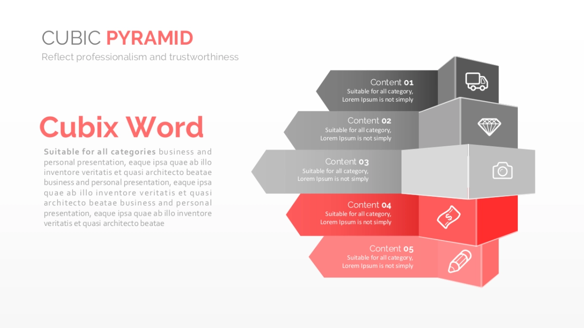 商务图表(西瓜红色 30P PPT)_第5页