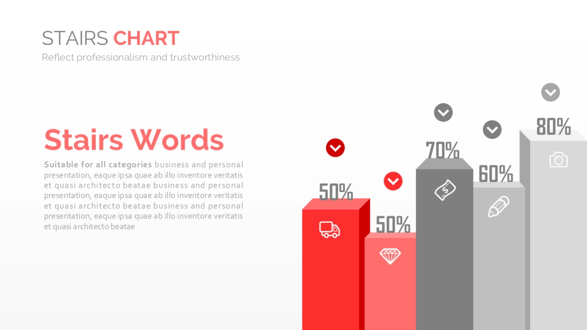 商务图表(西瓜红色 30P PPT)_第9页