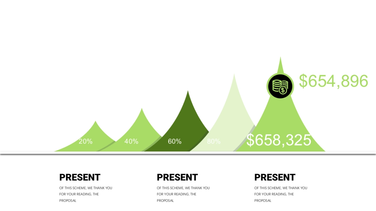 商务图表（小清新绿色 30P PPT）_第9页