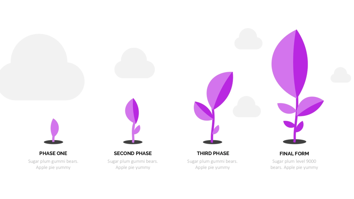 商务图表(紫色调设计 30P PPT)_第4页