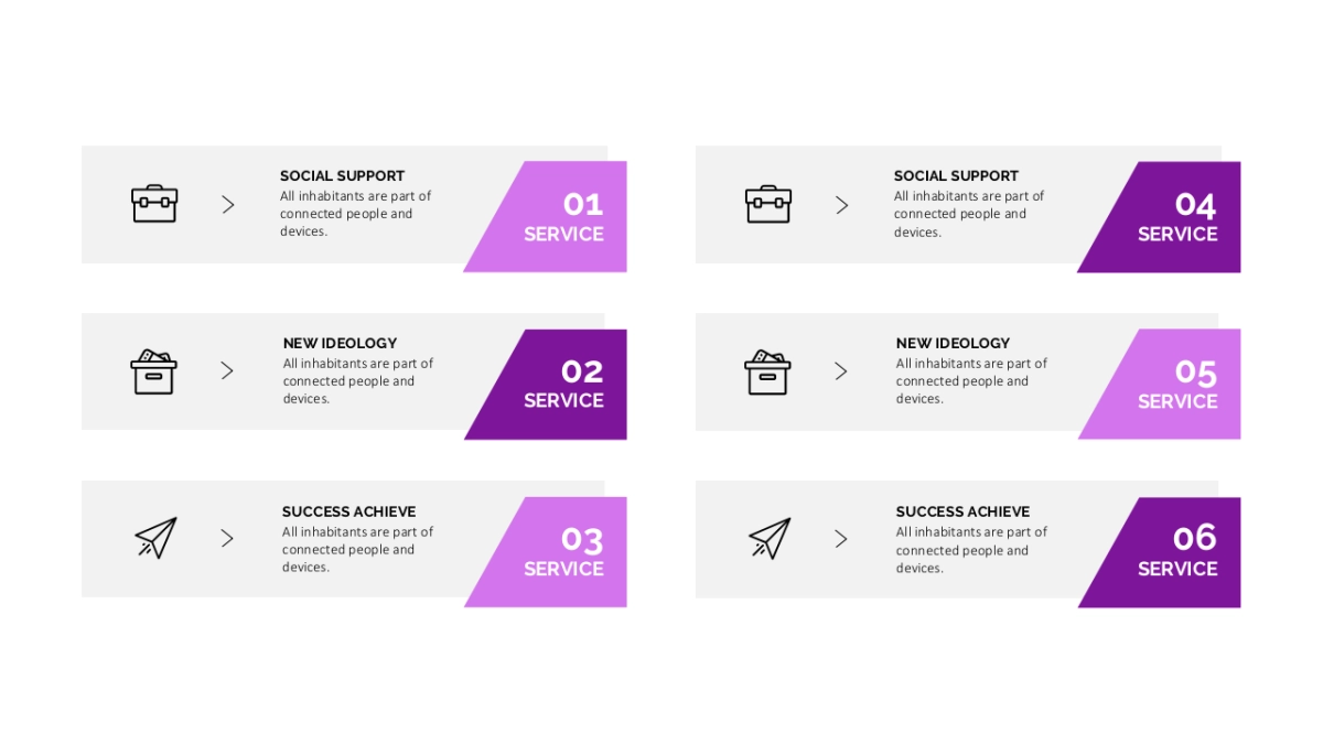 商务图表(紫色调设计 30P PPT)_第7页