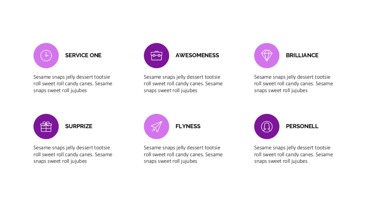 商务图表(紫色调设计 30P PPT)_第8页