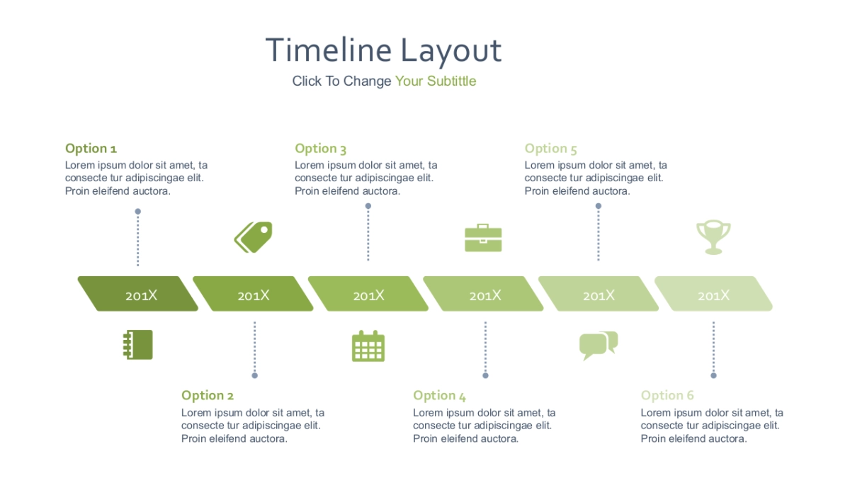时间表图表(绿色系 30P PPT)_第5页