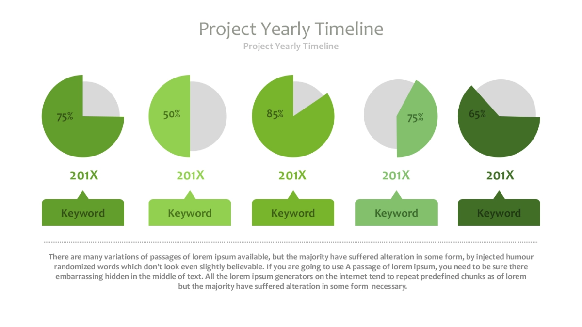 时间表图表(绿色系 30P PPT)_第6页