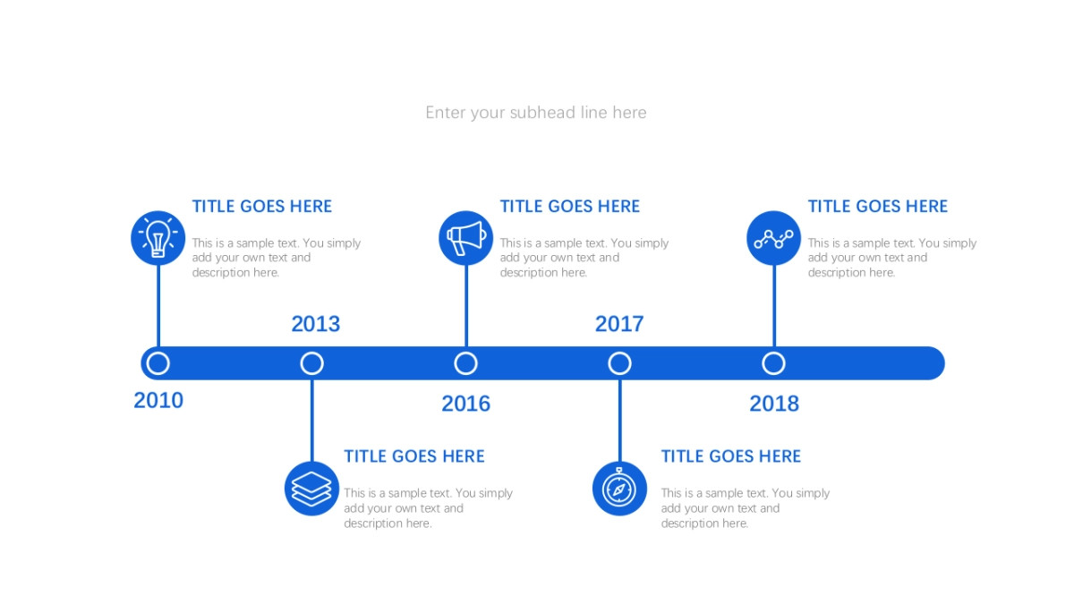 时间轴（蓝色通用 30P PPT）_第3页