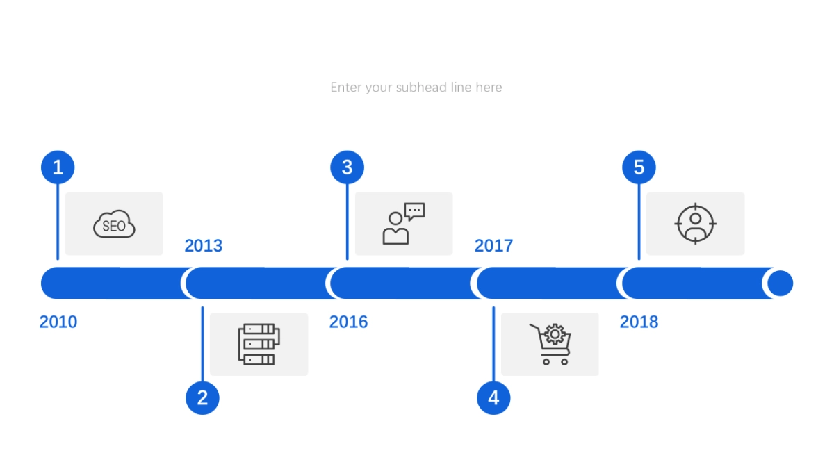 时间轴（蓝色通用 30P PPT）_第4页