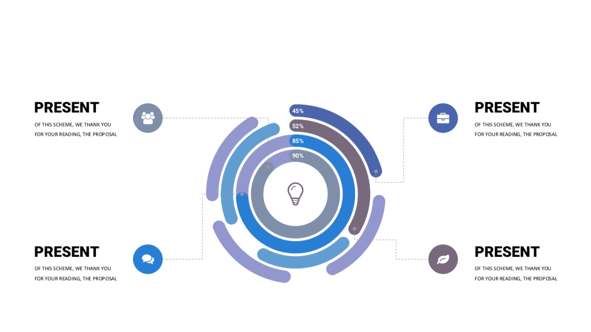 数据分析图（扁平化多彩 30P PPT）_第10页