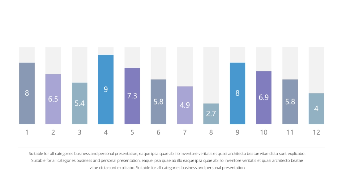 数据分析图（扁平化多彩 30P PPT）_第4页
