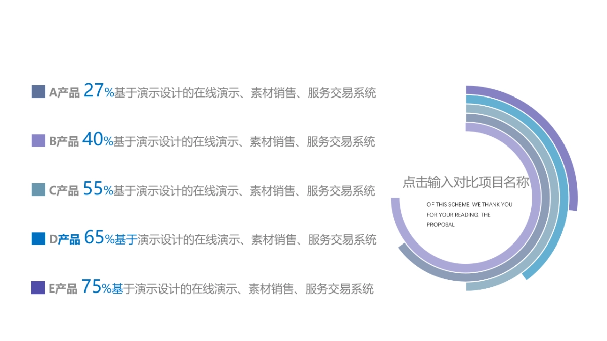 数据分析图（扁平化多彩 30P PPT）_第7页